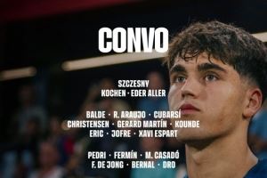 巴萨对阵赫罗纳名单：亚马尔、费尔明在列，莱万、费兰等多人缺席