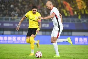 里切利本场有21次解围，刷新青岛西海岸球员单场中超纪录